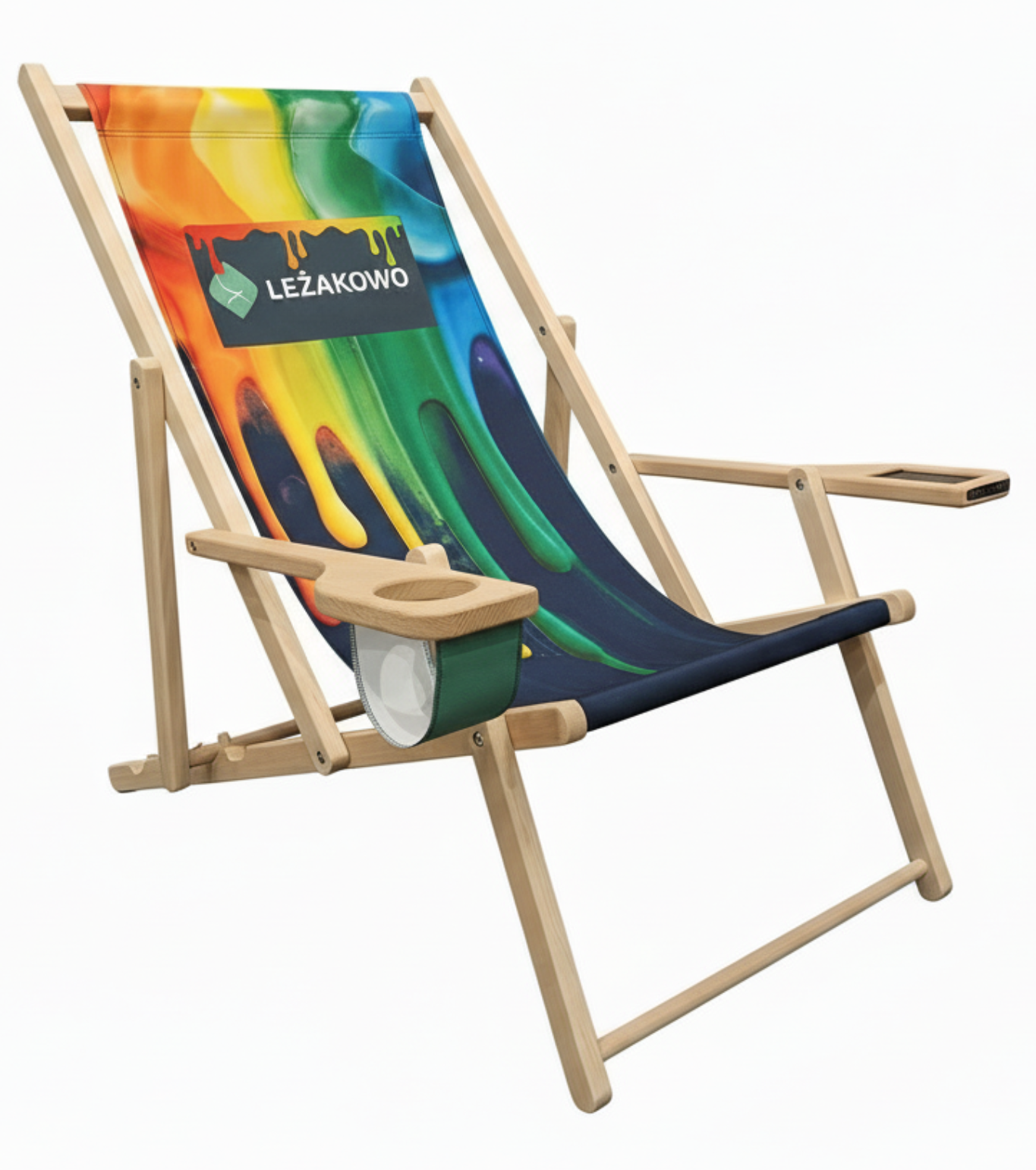 Leżak Classic drink z powerbankiem solarnym